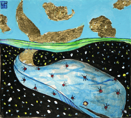 Wishing Whale by artist Melissa Wen Mitchell